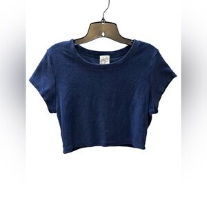 AERIE OFFLINE CROPPED TERRY TOP